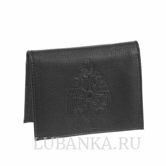 Обложка для удостоверения МЧС черная