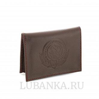 Обложка для удостоверения СБП бордовая