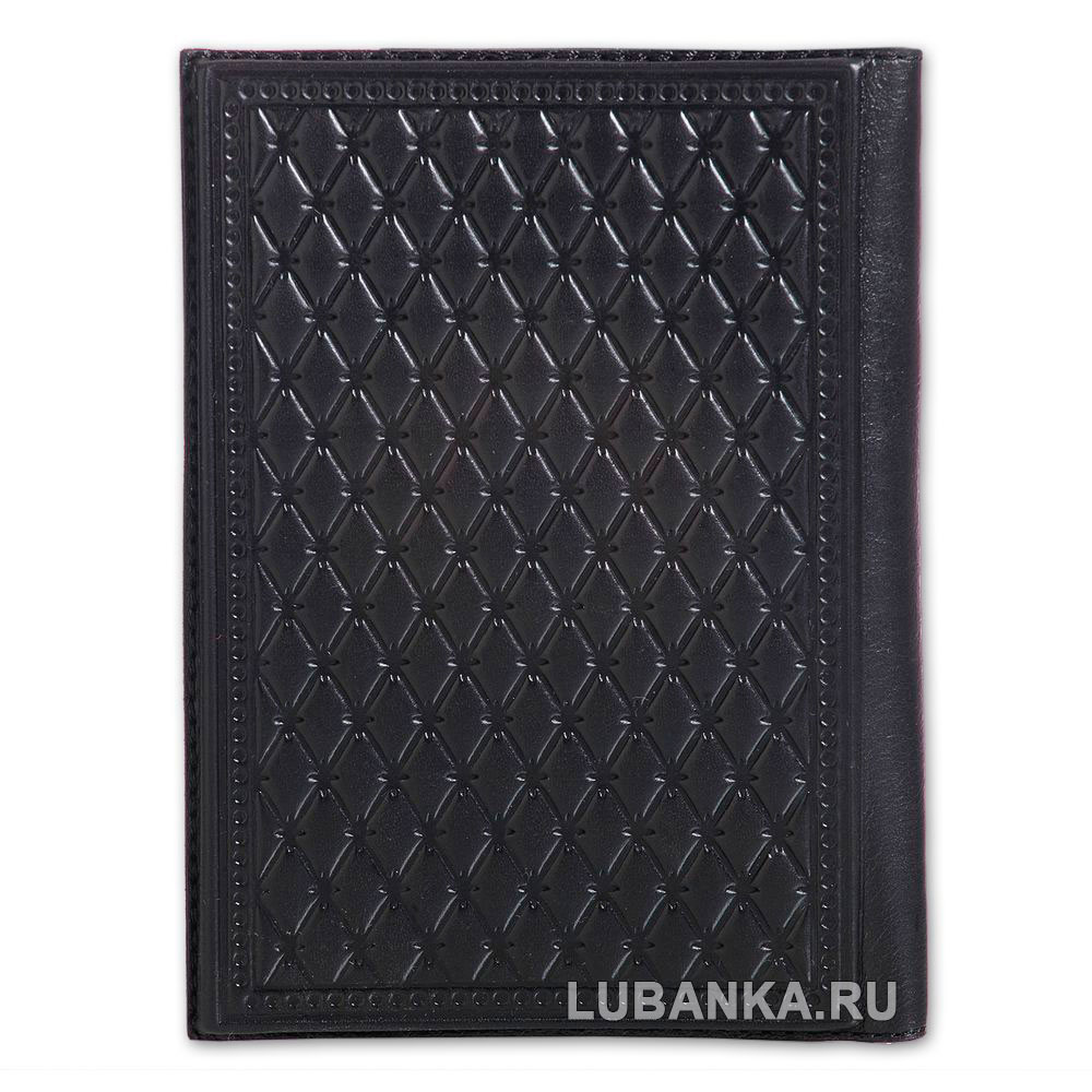 Обложка для паспорта «МВД», чёрная