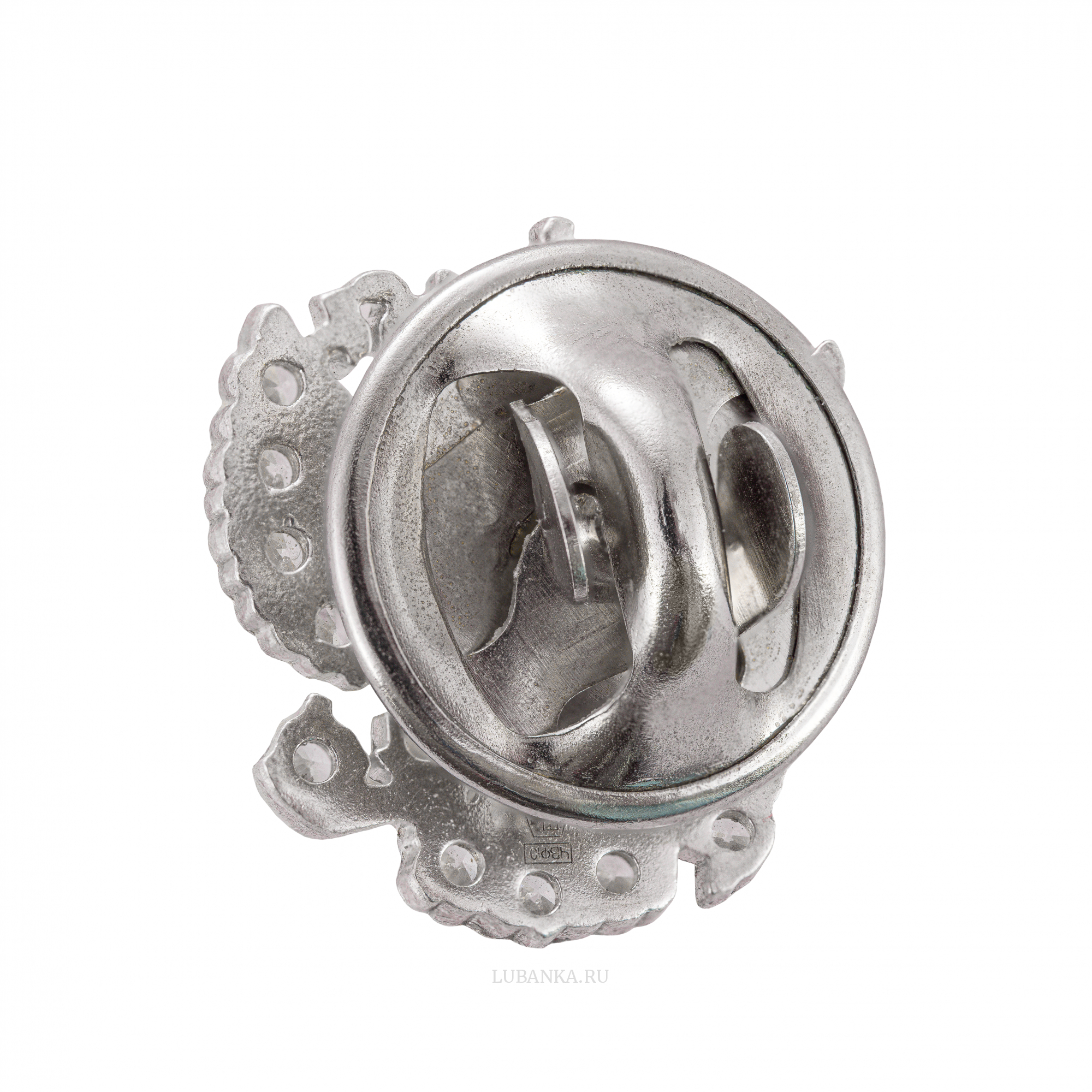 Значок Герб России серебро