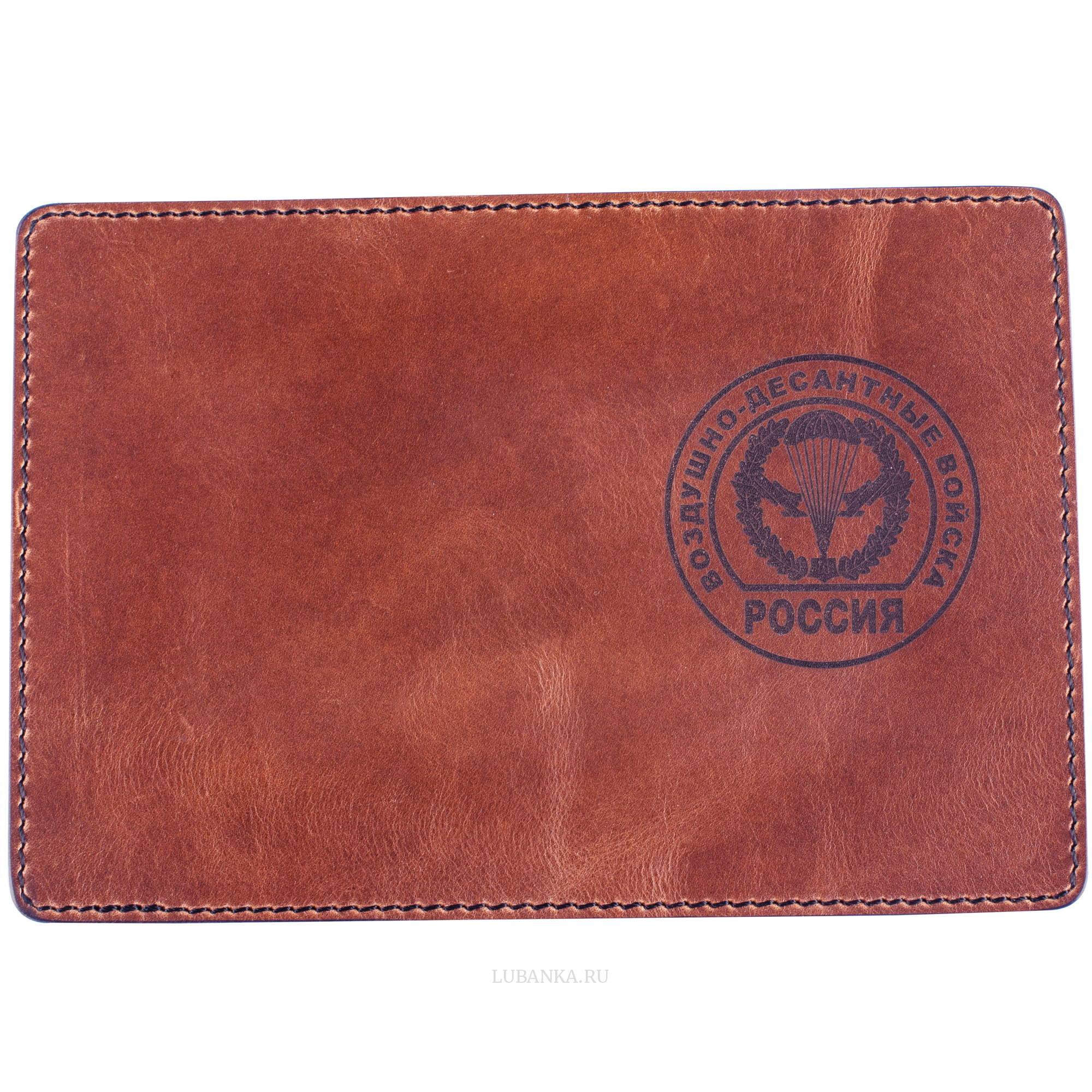 Обложка для паспорта ВДВ коричневая