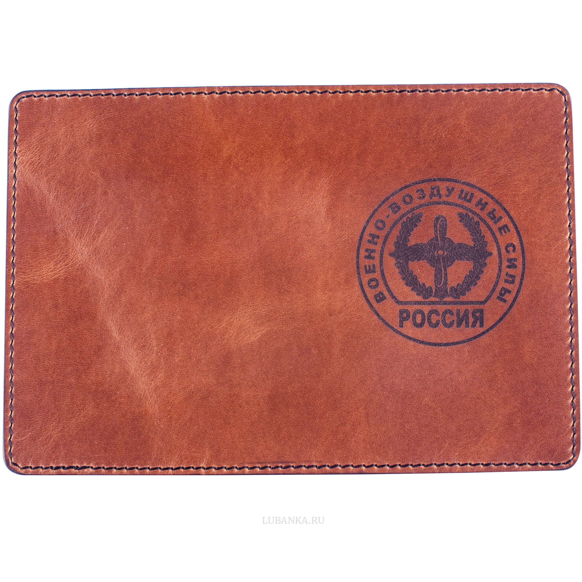 Обложка для паспорта ВВС коричневая
