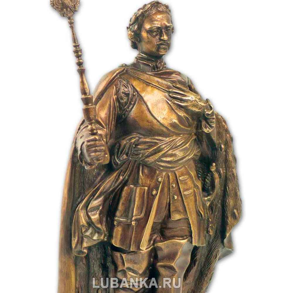 Бронзовая статуэтка «Царь Петр I»