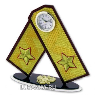 Часы настольные «Погоны маршала»