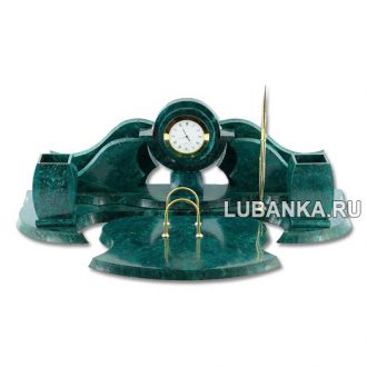 Настольный набор для руководителя «Фантазия» из камня