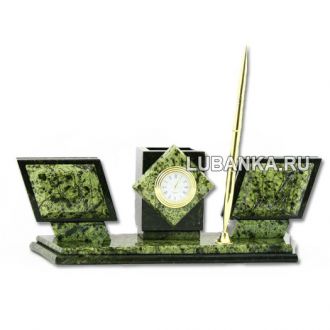 Настольный набор для руководителя «Канцлер» из камня